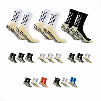 Kit Meia Antiderrapante Esportivas Tipo Proscks Unissex, Conforto, Estabilidade, Tamanho Único 35 a 44