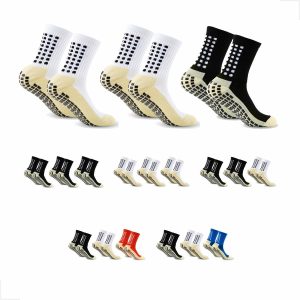 Kit Meia Antiderrapante Esportivas Tipo Proscks Unissex, Conforto, Estabilidade, Tamanho Único 35 a 44