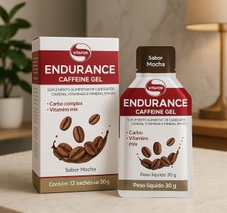 Endurance Energy Gel Mocha Caixa 12 Saches 30g Vitafor