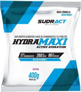 Sudract Hydramaxi Isotônico Em Pó – 400G Refil Uva – Nutrition