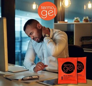 Bolsa Térmica, Termogel, Grande, Laranja