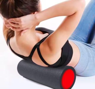 Rolo De Liberação Miofascial Foam Roller Para Exercícios Ginástica Pilates Massagem Alívio Muscular Fisioterapia Yoga 45cm