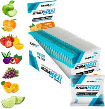 Isotônico Hydramaxi Display 25 Sachês Sudract Pedal Endurance Sabor: Mix Sabores