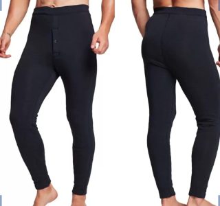 Meia Calça Segunda Pele Termica Masculino Frio Inverno Flanelada Forrada Preto