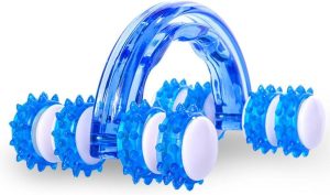Acte, Massageador Manual Roller PS para Alívio de Tensões e Relaxamento Muscular T151, Azul