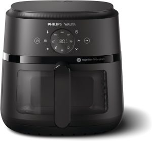 Fritadeira Airfryer Digital Série 2000 XL, Philips Walita, 6,2 litros, Tecnologia RapidAir, Preta, 2 anos de garantia, 220v, 1700W – NA230/09