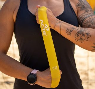 Acte, Kit com 3 Faixas Elásticas Mini Band T71 Com Intensidades Leve Médio e Forte, Diversas Cores