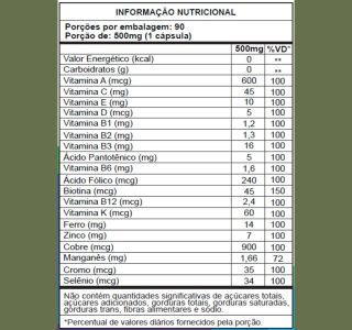 Multi.AZ Fundamental Nutrition – Longa Duração: 3 Meses de Uso, 19 Vitaminas e Minerais Essenciais, Multivitamínico 90 Cápsulas – Polivitaminico Completo, Fortalvit