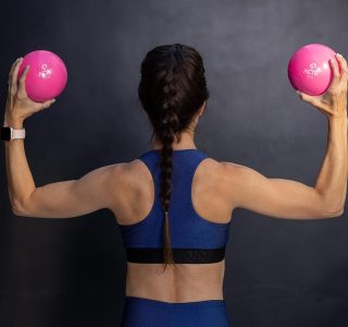 Acte, Par de Bolas Tonificadoras de 1Kg – Rosa