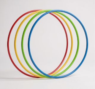 Kit 8un Bambolê Atividade Física Reforçado 55cm cor Sortida