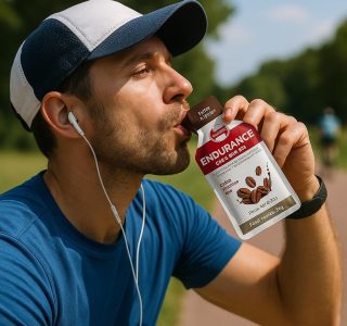 Endurance Energy Gel Mocha Caixa 12 Saches 30g Vitafor