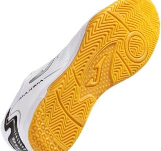 Chuteira de Society Joma Maxima Branco e Prata