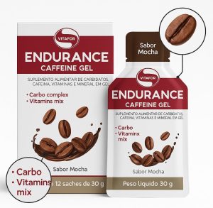 Endurance Energy Gel Mocha Caixa 12 Saches 30g Vitafor