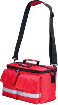 Esquirla Saco de primeiros socorros kit de primeiros socorros saco vazio leve à prova dwaterproof água caso kit de emergência saco de primeiros socorros para, Vermelho