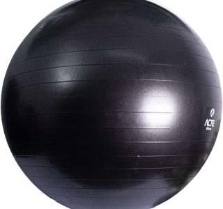 Acte, Gym Ball Adulto Unissex 85 cm – Preto