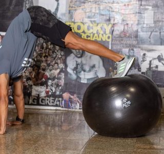 Acte, Gym Ball Adulto Unissex 85 cm – Preto