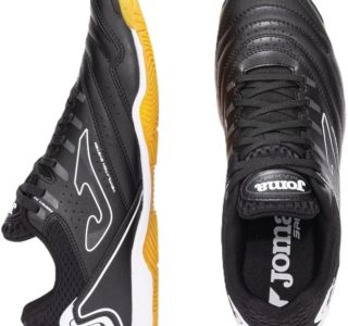 Chuteira de Futsal Joma Maxima Preto e Branco