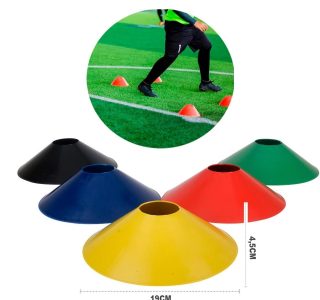 Kit Funcional Escada + Corda + 10 Pratos + 10 Cones Treino, Cones Academia, Chapéu Chinês, Escada de Agilidade, Corda de Pular, Kit Musculação, Kit Futebol, Treino Futebol