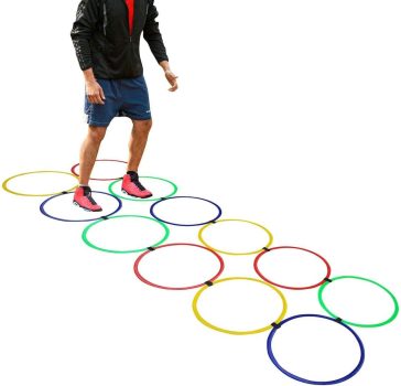 Kit Argola De Agilidade Funcional 12 Unidades Yangfit