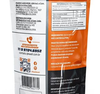 Glicina em pó 4well 1kg Sem sabor