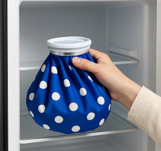 Bolsa Térmica Em Gel Bolsa Para Gelo Compressa Quente Frio Reutilizável (Azul)