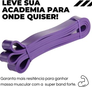 Super Band 3.2 Forte Faixa Elástico Treinamento Extensor