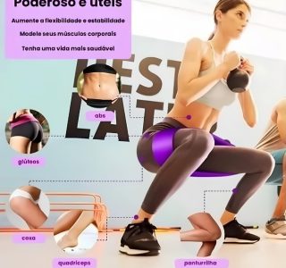 KIT com 3 Faixas Thera BandS de Resistência Fisioterapia Fortalecimento Elástico Premium