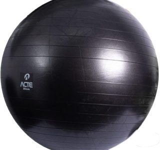 Acte, Gym Ball Adulto Unissex 85 cm – Preto