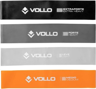 Kit 4 Faixas Elásticas Bands 3 Intensidades