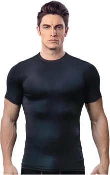 Camisa Térmica Proteção Solar UV Extreme Thermo Manga Curta Compressão Esportes Academia Piscina Praia