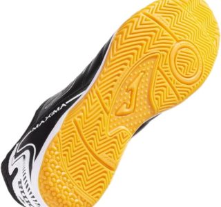 Chuteira de Futsal Joma Maxima Preto e Branco