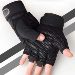 Luva Academia Unissex Crossfit Musculação Bike Munhequeira Anti Derrapante