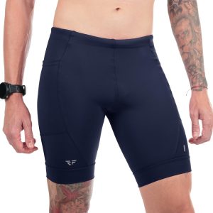 Bermuda De Compressão Masculina Com Bolso Corrida