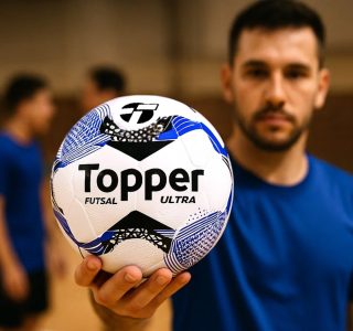 Bola Futsal Topper Ultra – Dupla Colagem Oficial Salão