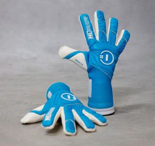 Luva de Goleiro Campo e Society Profissional N1 Sirius Cor:Blue, Tamanho:9