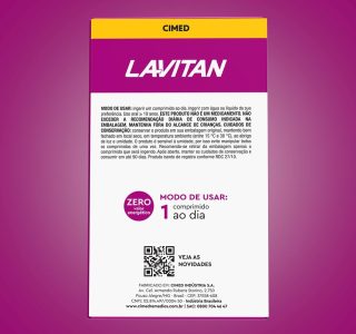 Multivitamínico Lavitan AZ Para Mulher Com 90 Comprimidos