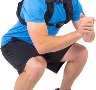 Colete de treinamento pesado ProsourceFit para levantamento de peso, corrida e exercícios físicos com peso corporal; homens e mulheres – 2,7 kg, 3,6 kg, 4,5 kg, 5,4 kg, 9 kg