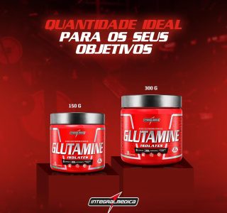 Glutamine 150g – L-glutamina Isolada 100% Sem Sabor – Integralmédica