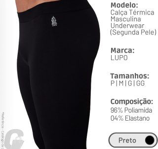Calça Underwear Warm LupoMasculino