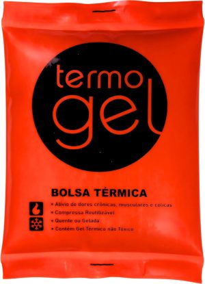 Bolsa Térmica, Termogel, Grande, Laranja