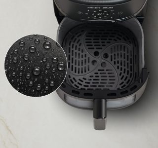 Fritadeira Airfryer Digital Série 2000 XL, Philips Walita, 6,2 litros, Tecnologia RapidAir, Preta, 2 anos de garantia, 220v, 1700W – NA230/09