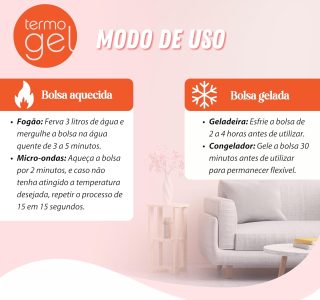 Bolsa térmica termopack, Termogel, Laranja