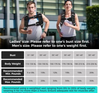 BAGAIL Colete com peso de 2,3 kg/4,5 kg/5,4 kg/6,8 kg/9,1 kg/11,3 kg/13,6 kg com bolsa removível para telefone, colete para mulheres, homens, caminhada, perda de peso, treinamento, corrida
