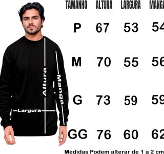 Moletom Masculino Feminino Liso Sem Capuz Gola Redonda Macio e Flanelado Unissex