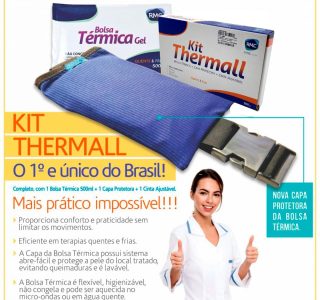 Thermall Bolsa Térmica Termogel Quente E Frio Não Congela + Cinta Ajustável + Capa Thermall Rmc