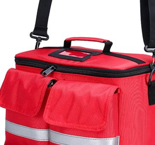 Esquirla Saco de primeiros socorros kit de primeiros socorros saco vazio leve à prova dwaterproof água caso kit de emergência saco de primeiros socorros para, Vermelho