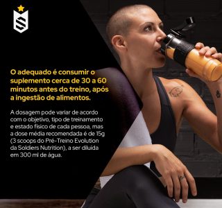 Pré-Treino Evolution Pré Workout 300g – Soldiers Nutrition (Melancia)