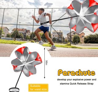 YGORTECH Conjunto de treinamento de agilidade de velocidade de futebol, escada de agilidade, 12 cones esportivos e treinador de chute de futebol, equipamento de treinamento de futebol para crianças e