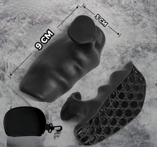 MHSHOP Luva Academia Feminina e Masculina – Grip Crossfit, Luva de Musculação com Protetor Palmar, Antiderrapante, Ideal para Treino, Academia, Crossfit e Exercícios Luvas de Borracha Com Estojo