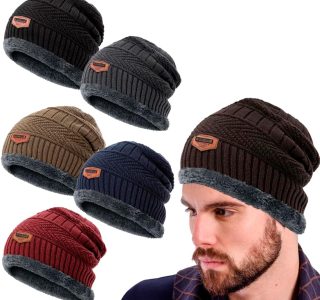 Gorro Frio Extremo Lã Forrado Pelinho Touca Estilosa Feminina Masculino Cores Viagem